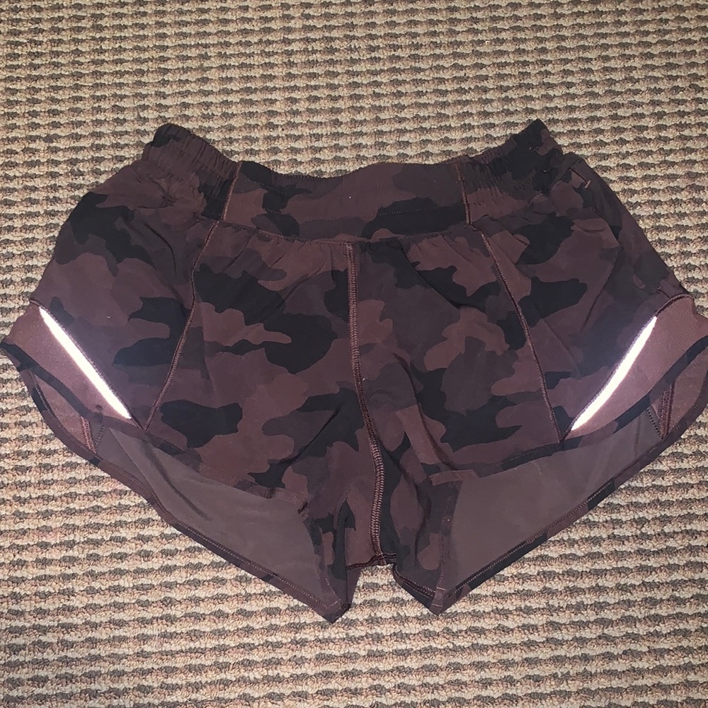Brown Camo LuluLemon shorts